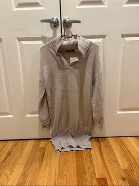 NWT Fashion size M collard sweater dress